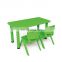 Safe design colorful detachable legs children plastic furniture kids study table and chair