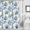 Custom polyester curtains bathroom 3d digital printing modern shower curtain