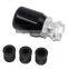 Car 5 Speed Aluminum Shift Knob Manual Gear Stick Shifter Adapter Auto For Universal