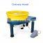 Easy-to-handle electric potters wheel with foot pedal for kids