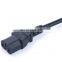 C14 to C15 Y Splitter Power Cord - 15 Amp PDU Extension Power Cord