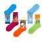 autumn and winter  painting socks Mona Lisa tube unisex socks Men and women happy socks logo customize