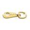 JRSGS Heavy Duty Bolt Snap Swivel Strap Round Eye Locking Key Solid brass Hardware S0252