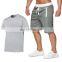 New outdoor fashion twin sets for men street style Two Piece Shorts Set Men Wholesale Summer Custom Logo