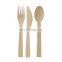 Eco-friendly 170mm Disposable Bamboo Cutlery Biodegradable Fork Spoon Knife