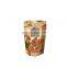 resealable  zipper matte finished stand up  moisture proof recyclable  biodegradable kraft paper bag for sancks nut