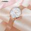 SINOBI Exquisite Female Wrist Watch Rose Gold Sliver Lady Watch Custom Your Logo Elegant Women Watches