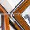 outdoor semi-industrial aluminum roller good quality window hurricane resistance hinged casement window