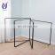 Mobile black garment rack low indoor clothes rail airer