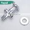 Rapsel 3-way Double Outlet Brass Chrome Plated 90 Degree Angle Valve