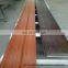 Metal wooden grain cladding insulation polyurethane metal embossing siding for prefabricated house