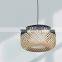 Hot Sale Colorful Bamboo Ceiling Lamp Lampshade, Asian Inspired Basket Chandelier High Quality Vietnam Supplier