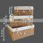Leading Manufacture Rectangular Woven Basket Handmade Seagrass Basket For Storage And Home Decor Wholesale
