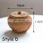 Hot Sale Rustic Cute Rattan Basket with Lid for Catchall Storage, Mini Jewelry Basket Decor Home