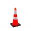 28inch Highway Safety PVC Road Cone with Black Base