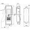 CE Rohs Feilei 2015 new High and low voltage electric cabinet plane lock with key /without key