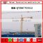 45m jib length 6T tower crane QTZ80 serialsself erecting tower crane jib length can be customed