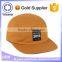 Trend Wholesale Cap/Design Plain 5 Panel Hat/Custom Blank 5 Panel Cap