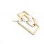 Square shape earrings gold stainless steel earrings for women