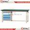heavy duty workbench workshop used with perforated panel