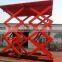 stationary hydraulic car scissor platform/car rotating platform