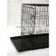 Five Sizes Easy to clean outdoor iron wire Folding Suitcase Pet Dog Cat Cage Kennel