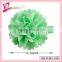 Fast delivery factory direct wholesale grosgrain flower hair clip green hair accessories (XH11-8438)