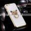 Luxury Finger Ring Phone Holer Plating Clear Phone Case For Iphone6/6 Plus