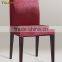 Modern Wood Look Water Proof Fabric Restaurant Chair