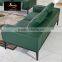 2016 Modern Style Green Color Leather Comfortable Sofa For Living Room Use
