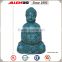 9.6" factory direct resin garden buddha statue bird feeder