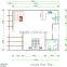 Safety design modern fast assembly ready made cement two storey house plans