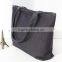 factory supply black denim canvas tote bag for shopping