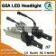 H7 5000LM non fan LED headlight with flexible heat sink