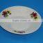 8 inch white porcelain soup deep plate