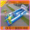 Shark design 2 people inflatable bungee run game