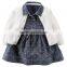 Summer baby and girl's cotton demin dress