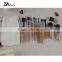 Fashionable private label cheap kabuki travel bamboo handles makeup brush kits