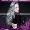 natural looking Lace Front Long High Quality Synthetic grey full cap wigs,ombre color wigs