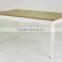 Antique Wooden Double Color Rectangular Dining /Party Table(DT-1036)