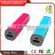 best colorful 2200mAh lipstick perfume smart emergency power banks portable cylinder oem fast mobile phone charger