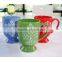 Ceramic glaze color Christmas beer mug