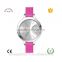 Whole sale fashionable Alloy case with PU strap fancy ladies watches