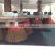 Board surface treatment Pulling machine for makeing wood grain hand feeling with 6 group /4 group