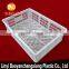 650x450x170mm plastic turnover basket for duckling transportation