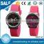 Different size silicone quart custom watch face chinese wrist watch