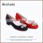 Latest high quality low heel 2.5cm field hockey ballerinas women dress shoes