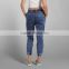 Latest design Gilr's boyfriend fit jeans