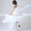 latest design fashion stitching child white angel dress