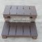 Premium breif plasric wood spa step